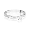 Pierścionek W0484 Diament 0,10ct białe złoto