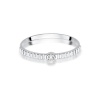 Pierścionek W0512 Diament 0,04ct białe złoto