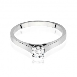 Pierścionek W0526 Diament 0,50ct białe złoto