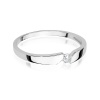 Pierścionek W0554 Diament 0,08ct białe złoto