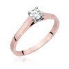 Pierścionek W0526 Diament 0,40ct różowe złoto