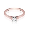 Pierścionek W0526 Diament 0,40ct różowe złoto