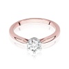 Pierścionek W0539 Diament 0,50ct różowe złoto