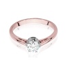 Pierścionek W0542 Diament 0,40ct różowe złoto