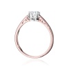 Pierścionek W0542 Diament 0,40ct różowe złoto
