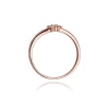 Pierścionek W0001 Diament 0,04ct różowe złoto