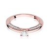 Pierścionek W0009 Diament 0,30ct różowe złoto