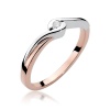 Pierścionek W0027 Diament 0,05ct różowe złoto