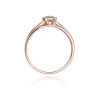 Pierścionek W0034 Diament 0,04ct różowe złoto
