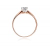 Pierścionek W0036 Diament 0,10ct różowe złoto
