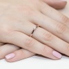 Pierścionek W0045 Diament 0,10ct różowe złoto
