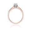 Pierścionek W0047 Diament 0,10ct różowe złoto