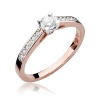 Pierścionek W0052 Diament 0,30ct różowe złoto