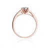 Pierścionek W0055 Diament 0,04ct różowe złoto