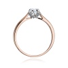Pierścionek W0062 Diament 0,15ct różowe złoto