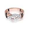 Pierścionek W0083 Diament 0,05ct różowe złoto