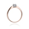 Pierścionek W0134 Diament 0,10ct różowe złoto