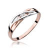 Pierścionek W0156 Diament 0,05ct różowe złoto