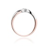 Pierścionek W0177 Diament 0,13ct różowe złoto