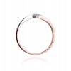 Pierścionek W0181 Diament 0,04ct różowe złoto