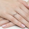 Pierścionek W0190 Diament 0,04ct różowe złoto