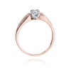 Pierścionek W0197 Diament 0,24ct różowe złoto