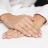 Pierścionek W0201 Diament 0,13ct różowe złoto