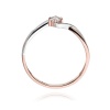 Pierścionek W0208 Diament 0,08ct różowe złoto