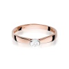 Pierścionek W0223 Diament 0,08ct różowe złoto