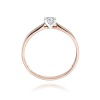 Pierścionek W0223 Diament 0,10ct różowe złoto