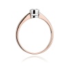 Pierścionek W0224B Diament 0,25ct różowe złoto