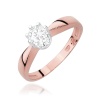 Pierścionek W0228 Diament 0,30ct różowe złoto