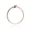 Pierścionek W0237 Diament 0,04ct różowe złoto