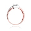 Pierścionek W0271 Diament 0,15ct różowe złoto