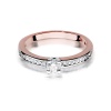 Pierścionek W0288 Diament 0,20ct różowe złoto