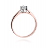 Pierścionek W0293 Diament 0,20ct różowe złoto