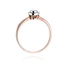 Pierścionek W0294 Diament 0,10ct różowe złoto
