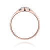 Pierścionek W0331 Diament 0,10ct różowe złoto