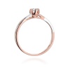 Pierścionek W0340B Diament 0,23ct różowe złoto