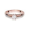 Pierścionek W0355 Diament 0,30ct różowe złoto