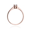 Pierścionek W0367 Diament 0,15ct różowe złoto