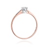 Pierścionek W0399 Diament 0,15ct różowe złoto