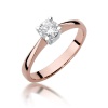 Pierścionek W0404 Diament 0,50ct różowe złoto