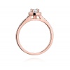 Pierścionek W0406 Diament 0,15ct różowe złoto