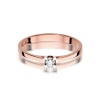 Pierścionek W0407 Diament 0,09ct różowe złoto