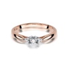Pierścionek W0428 Diament 0,10ct różowe złoto