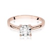 Pierścionek W0447 Diament 0,20ct różowe złoto