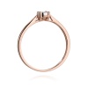 Pierścionek W0461 Diament 0,08ct różowe złoto
