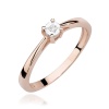 Pierścionek W0463 Diament 0,02ct różowe złoto