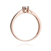 Pierścionek W0463 Diament 0,02ct różowe złoto